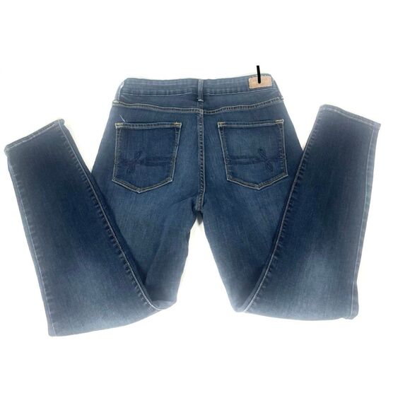 Levi’s Denizen Modern Skinny Mid Rise Blue Jeans SHORT Stretch Women Size 6 - Picture 4 of 6